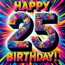 Happy 25th birthday wishes