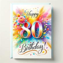 Happy 80th birthday wishes