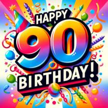  Happy 90th birthday wishes