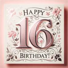 Happy 16th birthday wishes