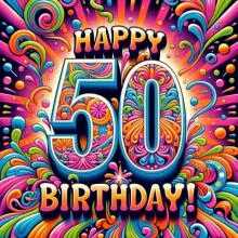 Happy 50th birthday wishes